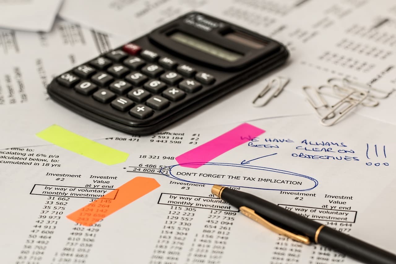 Calculator and spreadsheets.